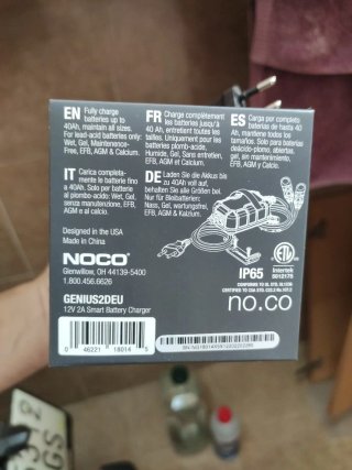 Cargador Noco Genius 2D 12V 2A