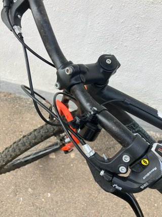 Bicicleta Montaña Rockrider Negra/Roja