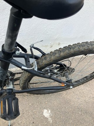 Bicicleta Montaña Rockrider Negra/Roja