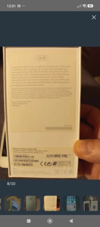 iPhone SE 1ª Gen 32GB Plata