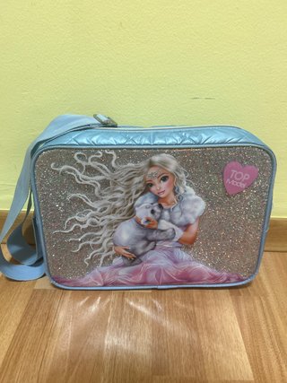 Bandolera Top Model Glitter Corazón Rosa