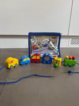Juego coches de madera para bebés