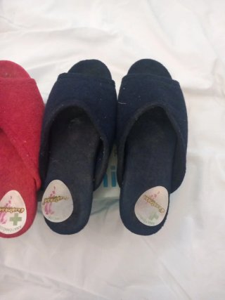 Zapatillas D'Espíñiga Rojas y Azules