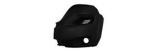 Punta Paragolpes Delantero Agujero Antiniebla Negro Texturado Con Agujero Para Moldura para Citroen JUMPER 2014, Fiat DUCATO 2014, Opel MOVANO C 2021 y Peugeot BOXER 2014
