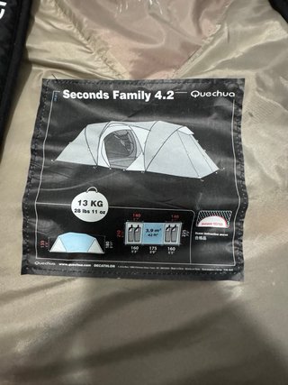 Tienda campaña Quechua 4 plazas sin estrenar