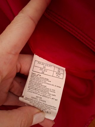 Chaqueta Biker Cuero Sintético Roja