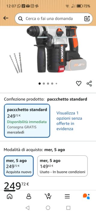 Martello tassellatore Worx