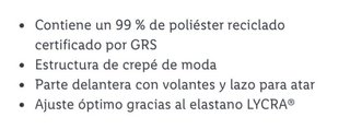 Falda pantalón negra con volantes