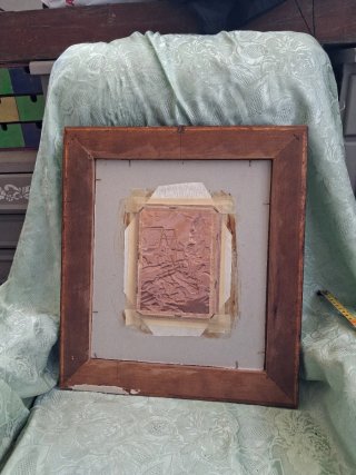 Quadro vintage da sistemare
