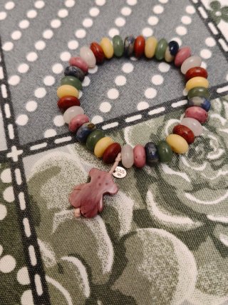 Pulsera Tous Oso Rosa Multicolor