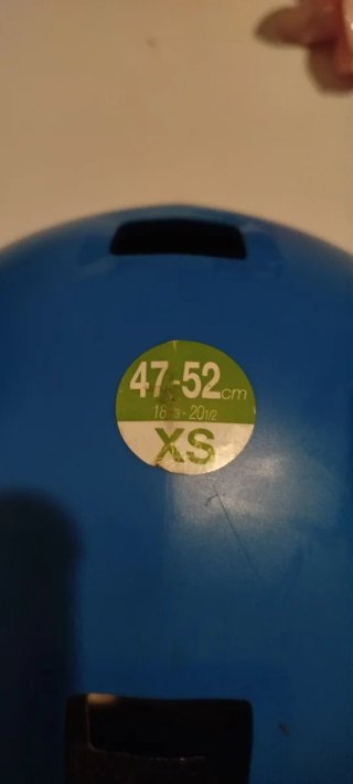 Casco Decathlon Azul Talla XS