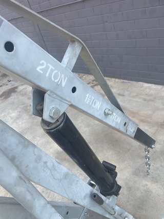 Grúa de taller plegable