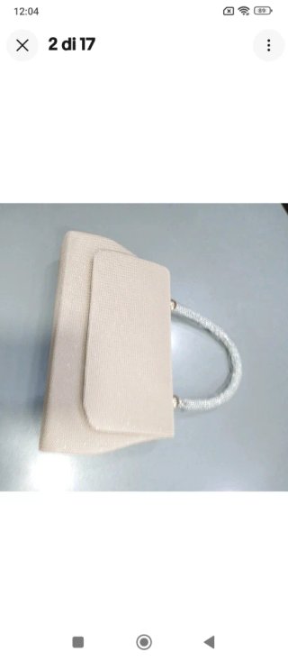 Pl343 Pochette gioiello tessuto oro platino gioiel
