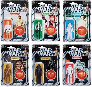13 Star Wars Figuras Retro Colección kenner hasbro