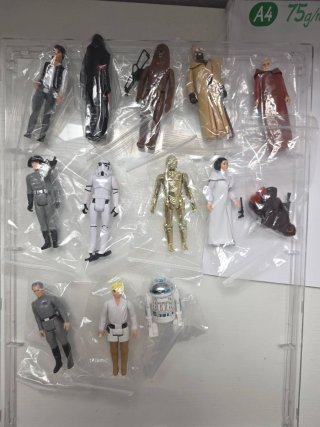 13 Star Wars Figuras Retro Colección kenner hasbro