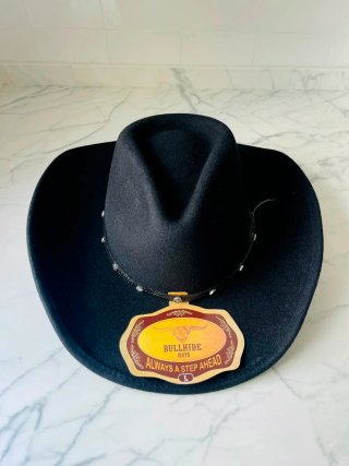 Sombrero Vaquero Bullhide Hats Negro Talla L