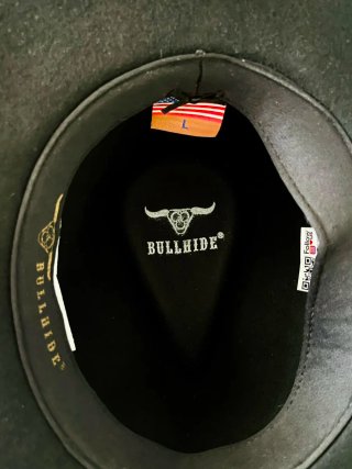 Sombrero Vaquero Bullhide Hats Negro Talla L