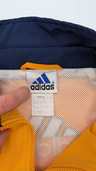 Giacca Adidas Vintage Gialla/Blu Taglia S