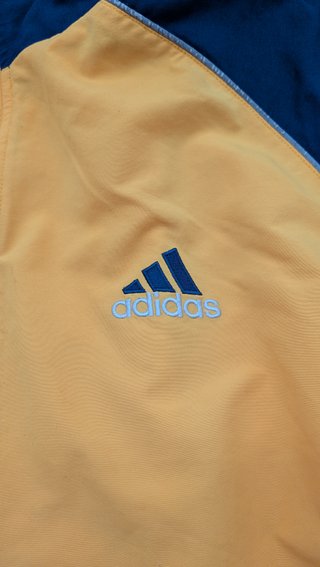 Giacca Adidas Vintage Gialla/Blu Taglia S