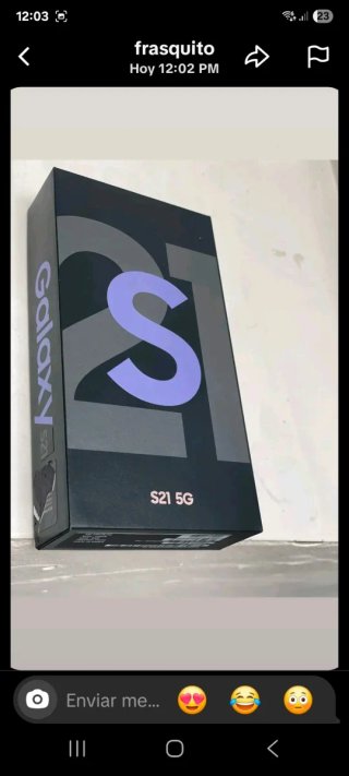 Samsung Galaxy S21 5G  morado I Dorado