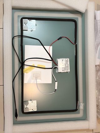 Espejo con luz LED