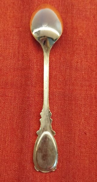 Juego Vintage 6 Cucharitas Doradas Porcelana Nuevo