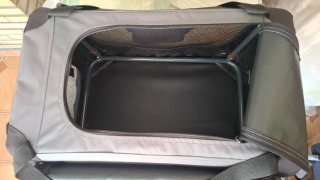 Transportín para mascotas gris