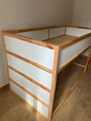 Cama IKEA Kura 90x200 Madera Pino