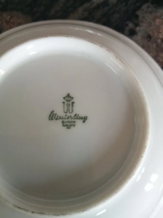 Juego de 4 cuencos de Porcelana Antigua