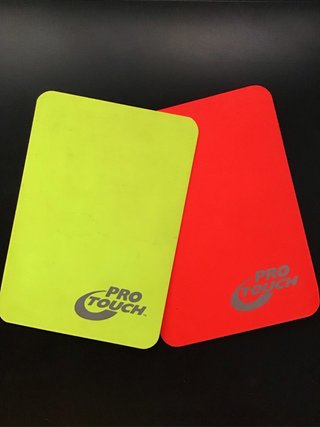Tarjetas árbitro Pro Touch (2 unidades)