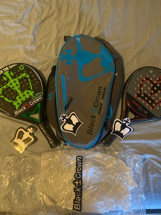 Pack Palas Black Crown + Paletero