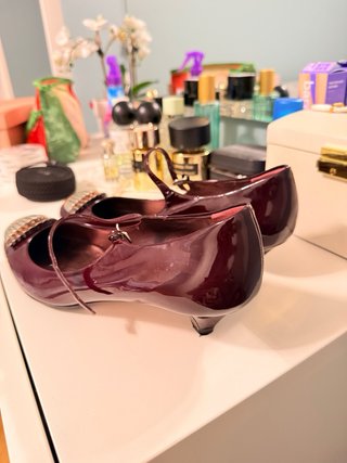 Miu Miu Scarpe Viola Argento Taglia 40