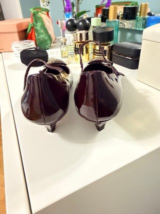 Miu Miu Scarpe Viola Argento Taglia 40