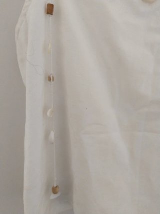 Top Zara blanco con detalles