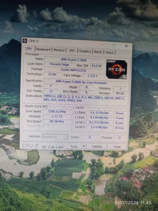 Kit amd AM4 Biostar A32M2 + Ryzen 5 2600 + PSU
