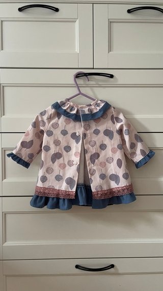 Vestido bebé Mayoral estampado hojas