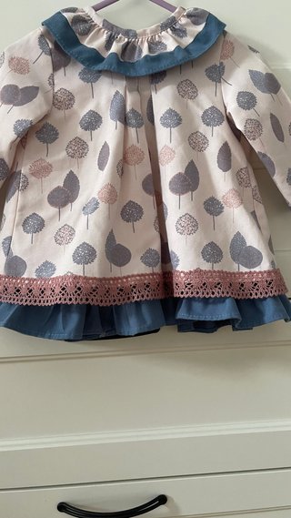Vestido bebé Mayoral estampado hojas