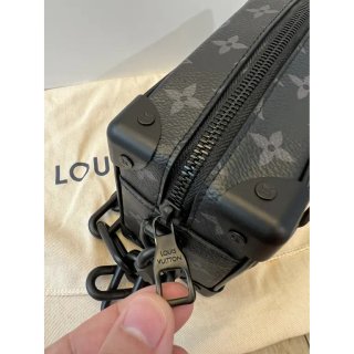 Louis Vuitton Pochette Borsa Nera Grigia