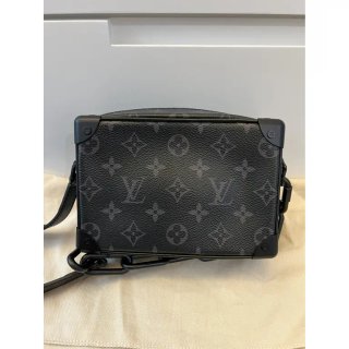 Louis Vuitton Pochette Borsa Nera Grigia