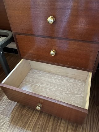 Armario auxiliar pequeño de madera 4 cajones