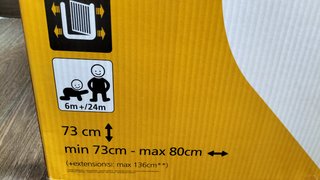 Barrera de seguridad de bebé  para escaleras