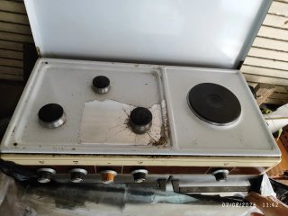 Cocina de gas butano