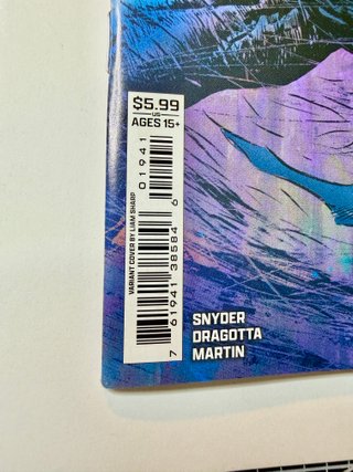 Comic USA Absolute Batman #19D Firma Dragotta COA