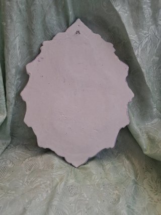 Madonna in gesso con cornice