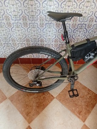 Bicicleta Montaña Carbono Bloqueo