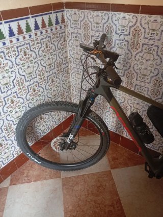 Bicicleta Montaña Carbono Bloqueo
