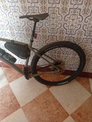 Bicicleta Montaña Carbono Bloqueo