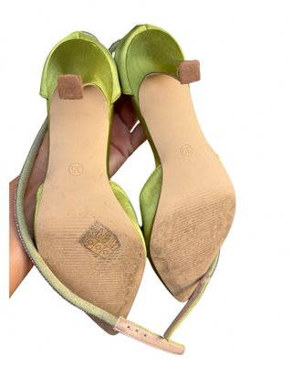 Scarpe con tacco verdi taglia 35