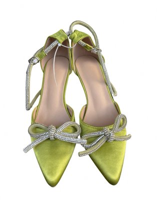 Scarpe con tacco verdi taglia 35
