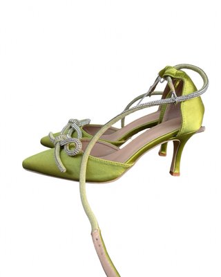 Scarpe con tacco verdi taglia 35